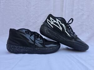 Puma MB.02 Oreo LaMelo Ball Black White Speckled Men’s Size 12 379420-01